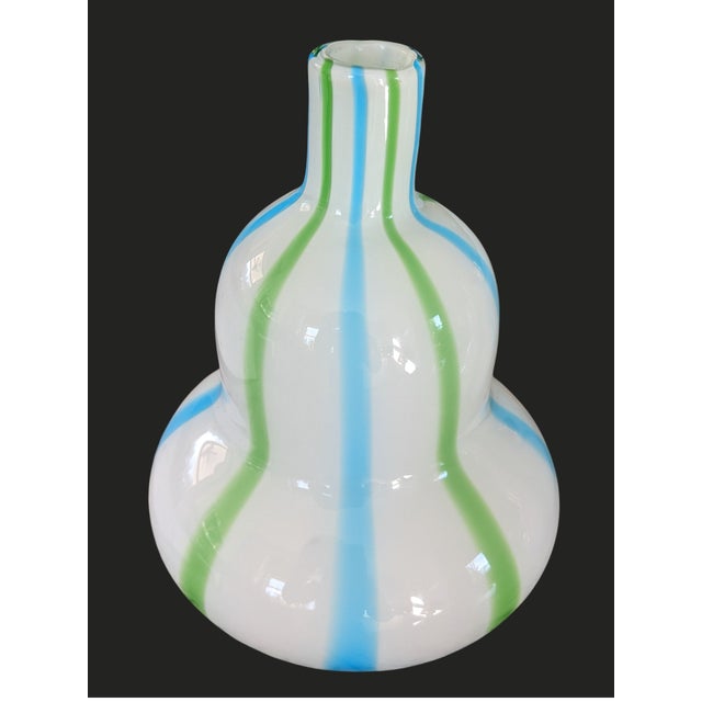 Vintage 1990s Murano Glass Style Gourd Vases- A Pair For Sale In Charlotte - Image 6 of 13