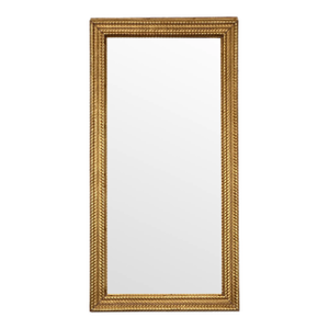 Large French Rectangular Gilt Wall Mirror (52 1/4 X 26 1/4)