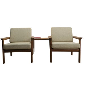 Teak Lounge Chairs from Komfort Møbler, Denmark, 1960, Set of 2 For Sale