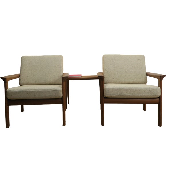 Teak Lounge Chairs from Komfort Møbler, Denmark, 1960, Set of 2 For Sale