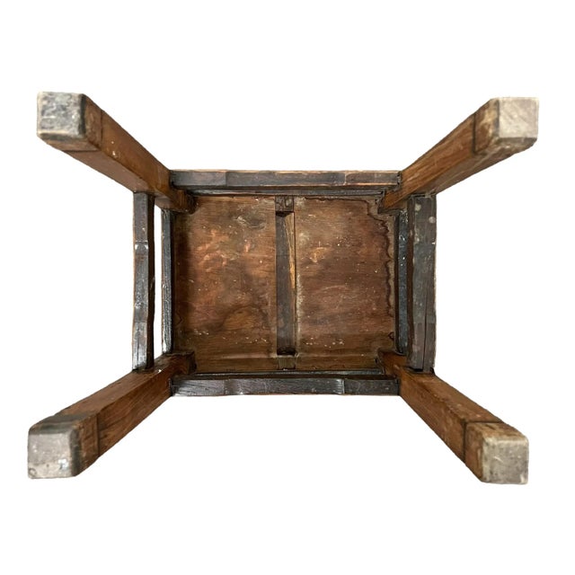 Late 17th/Early 18th Century Chinese Huanghuali Scholar's Stool For Sale - Image 12 of 12