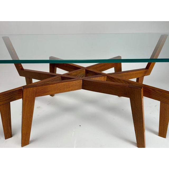 Wood Mid-Century Modern Sculptural Wooden Coffee Table, Italy, 1950s For Sale - Image 7 of 17