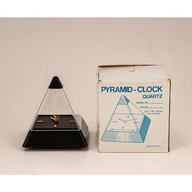 Pyramid Clock by Hidekatsu Nomizu for Tochigi Tokei, 1989 For Sale - Image 13 of 14