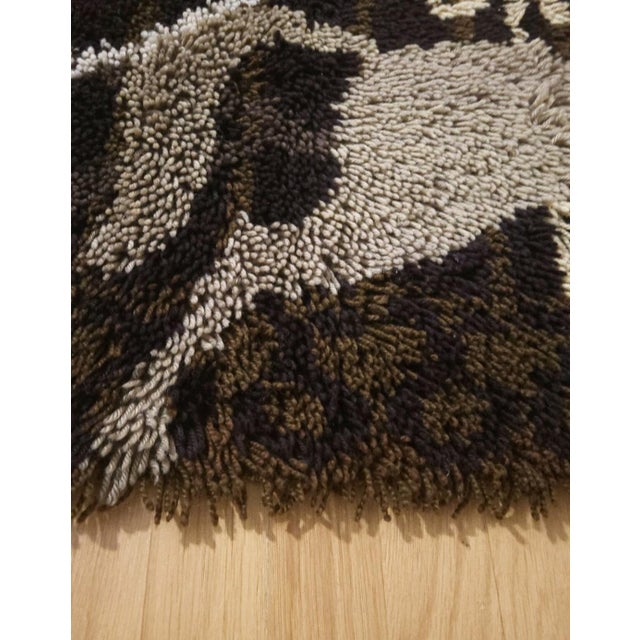 1970s Danish Rya Tapestry Wool Wall Rug by Ege Taepper, Denmark, 1970s For Sale - Image 5 of 8