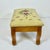 1960s Vintage Americana Arts & Crafts Folk Art Needlepoint Footstool For Sale - Image 16 of 17