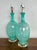 Metal Vintage Italian Murano Swirl Glass Lamps - A Pair For Sale - Image 7 of 12