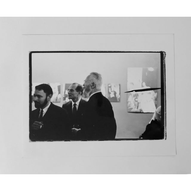 Fred McDarrah, Vintage Silver Gelatin Signed Photograph Edward Steichen, MoMA Photo, 1962 For Sale - Image 9 of 9