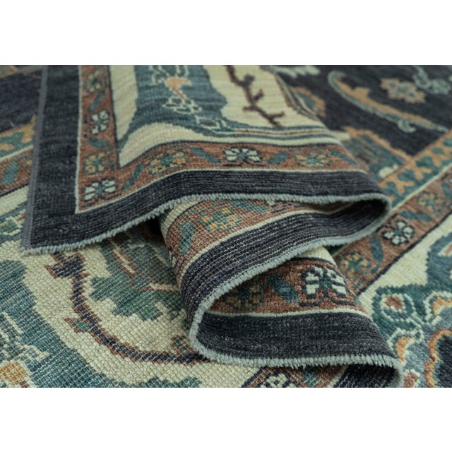 Turkish Oushak Antique Look Rug 8'3" x 10'4" #20067 For Sale In Houston - Image 6 of 8