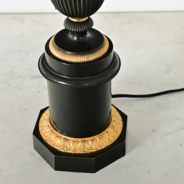 French French 20th Century Empire Style Single Table Lamp For Sale - Image 3 of 7