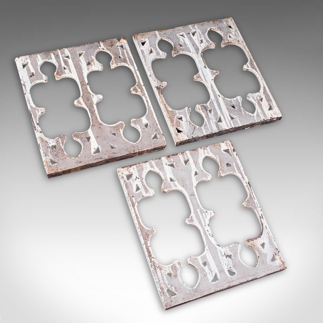 Set of 6 Secret Garden Wall Panels, English, Gothic Tracery Grille, Victorian For Sale - Image 12 of 12