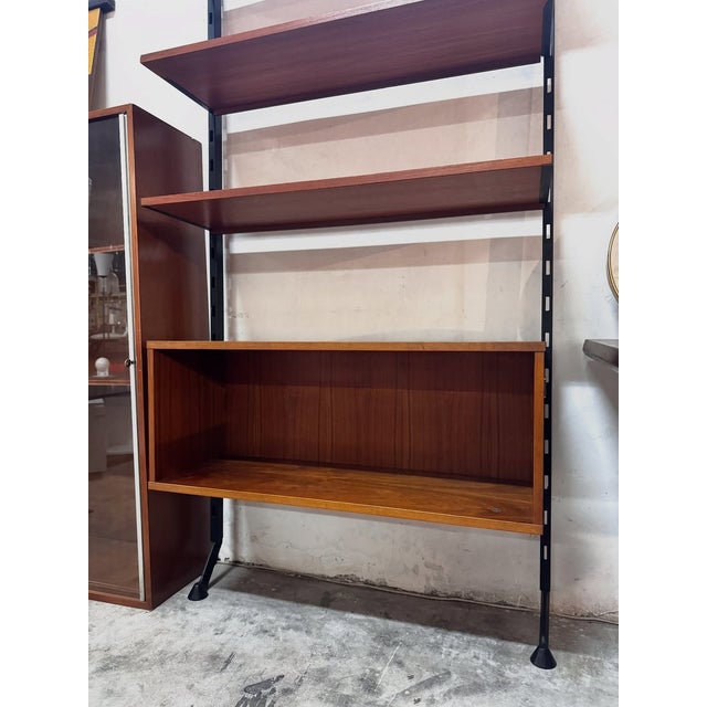 1960s Modular Wall Bookcase by Ico Parisi for Mim Roma, 1960s For Sale - Image 5 of 11