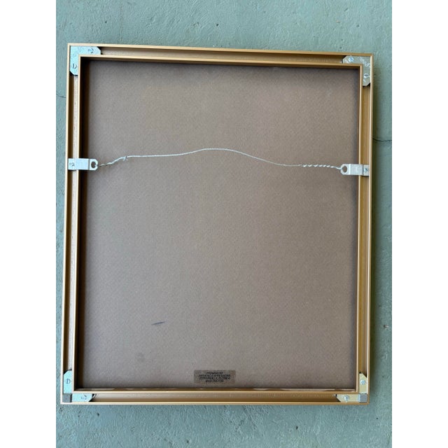 1980s Vintage Signed Pastel Leopard Portrait – Framed Wildlife Big Cat Art by Joanmarie For Sale - Image 5 of 6