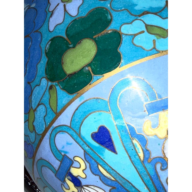 Cloisonné Egg With Stand For Sale - Image 9 of 11