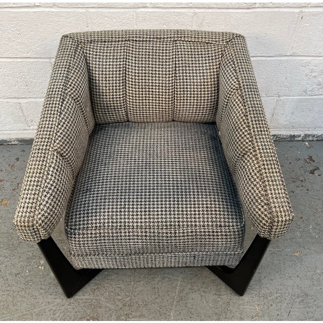 Wood Mid 20th Century Adrian Pearsall for Craft Associates X-Base Lounge Chair, Attributed For Sale - Image 7 of 16