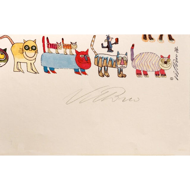 アート ポスター Vittorio Fiorucci「onehundred cats and a mouse