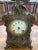 Early 20th Century Victorian Ansonia Bronze Clock With Cherub Pediment For Sale - Image 11 of 12
