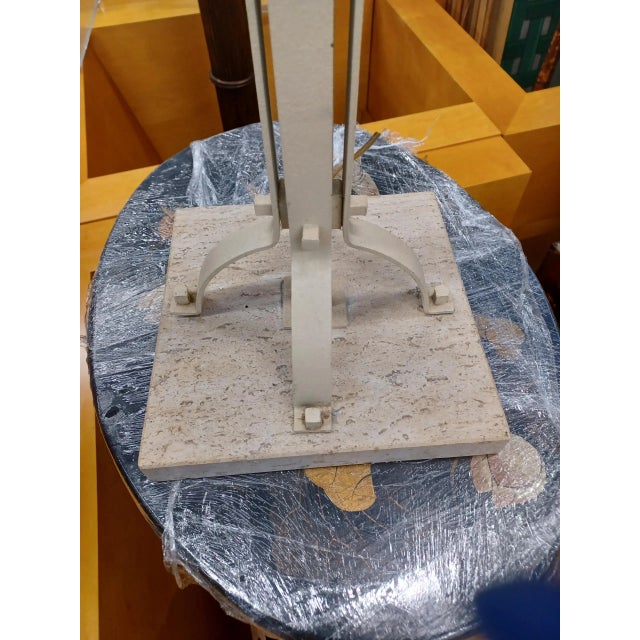 Mid-Century Modern Mid 20th Century Vintage Cast Iron Armillary Floor Lamp For Sale - Image 3 of 4