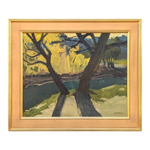 Jerry Greenberg "Open Landscape" Contemporary Realistic East Texas Nature Landscape Painting, 2017 For Sale - Image 4 of 11