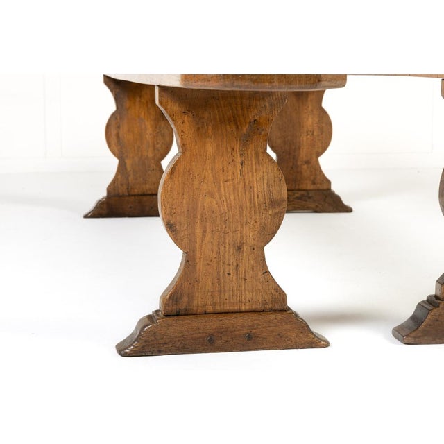 19th Century French Hall Benches, Set of 2 For Sale - Image 6 of 12