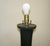 1960s Neoclassical Style Tole and Brass Table Lamp Asian Influence For Sale - Image 4 of 16