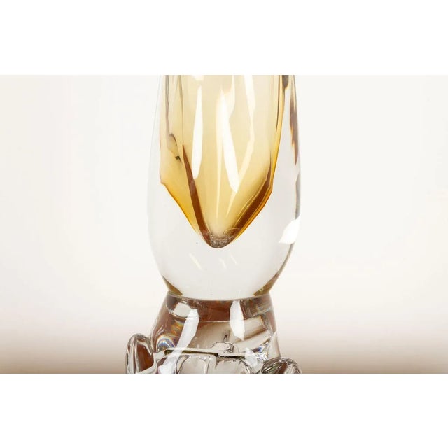 Mid-Century Swedish Glass Vase For Sale - Image 9 of 15