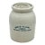 Antique Massachusetts 1 Quart Size Stoneware Oyster Crock - Jar With Hard to Find Original Lid - Circa 1890s For Sale