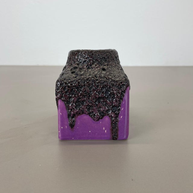 1970s Vintage Pottery Fat Lava Vase from Es Keramik, Germany, 1970s For Sale - Image 5 of 16