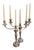 Early 20th Century A Pair of Large Neoclassical Silverplate 2 - Arm Convertible Candelabra For Sale - Image 5 of 6