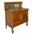 Antique American Empire Tiger Oak Sideboard With Mirror, Early 20th Century For Sale - Image 4 of 11
