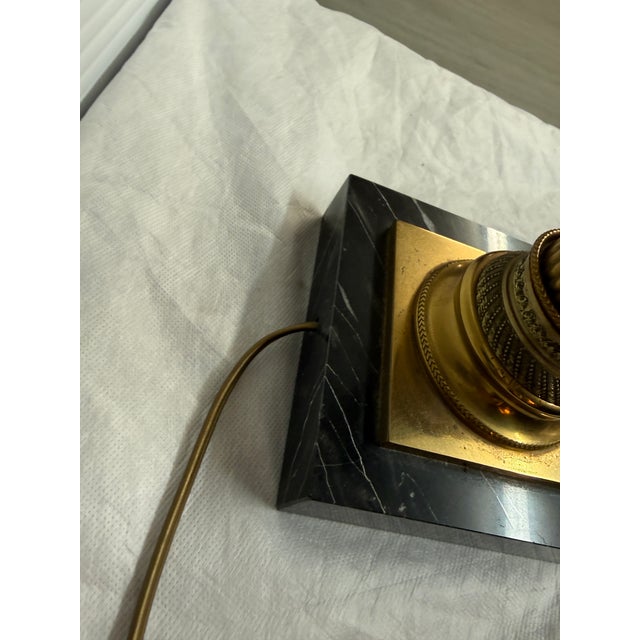 Paul Hanson Nyc Brass Empire Lamp For Sale - Image 12 of 12