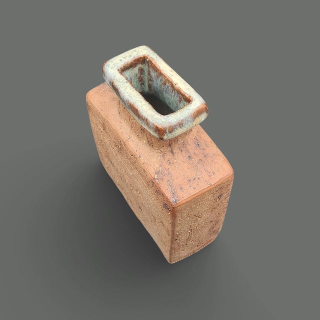 Curt Magnus Addin Ceramic Vase by Glumslöv, Sweden, 1970s For Sale - Image 6 of 18