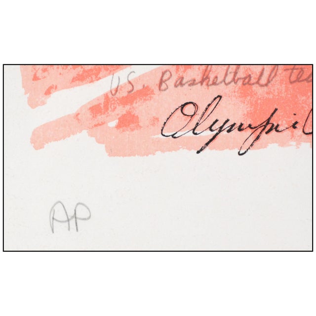 20th Century Basketball Serigraph LeRoy Neiman For Sale In Minneapolis - Image 6 of 7