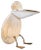 Pelican Floor Lamp Sculpture by Ludovic Clément d'Armont For Sale