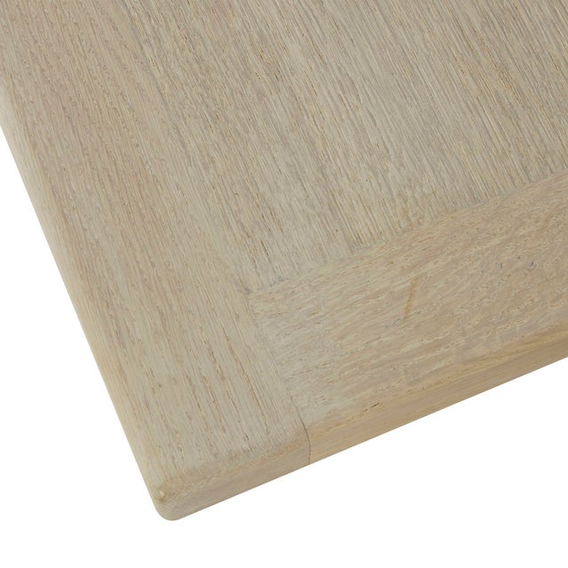 Early 20th Century Bleached Oak Dining Table For Sale In New York - Image 6 of 7