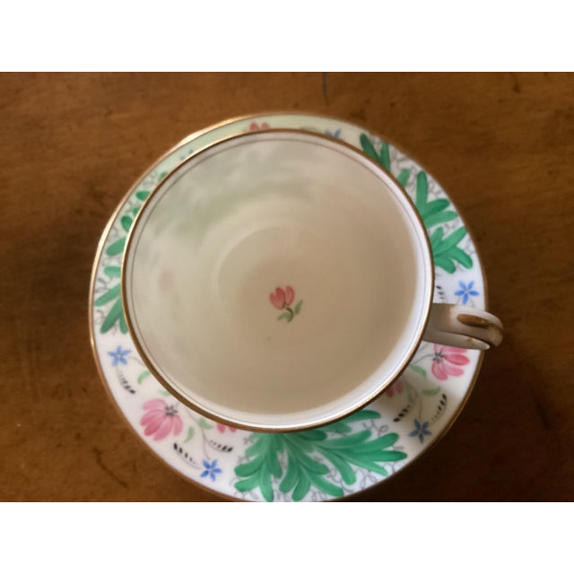 Vintage Green and White Wedgewood Tea Service - 44 pcs For Sale - Image 9 of 12