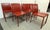 2010s Italian Oxblood Leather Dining Side Chairs, Set of Eight For Sale - Image 5 of 12