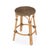 Tobias 24 in. Seat Height Round Rattan Backless Counter Stool, Khaki Brown For Sale In Chicago - Image 6 of 6
