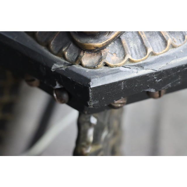 Jewel Aquarium Co. Bronze Seahorse, Dolphin & Clam Aquarium For Sale - Image 9 of 13