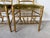 Antique Italian Faux Bamboo Gilt Wood Accent Chairs With Green Velvet Upholstery – A Pair Description: For Sale - Image 10 of 12