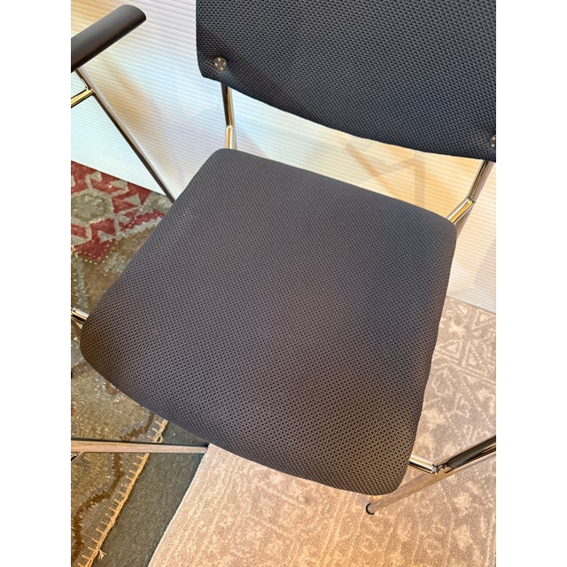 Hightower Modernist Stackable Arm Chairs, Set of Three For Sale - Image 11 of 12