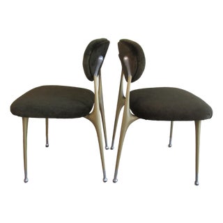 Vintage ''Gazelle'' Chairs by Dan Johnson/Shelby Williams for Crucible, a Pair For Sale