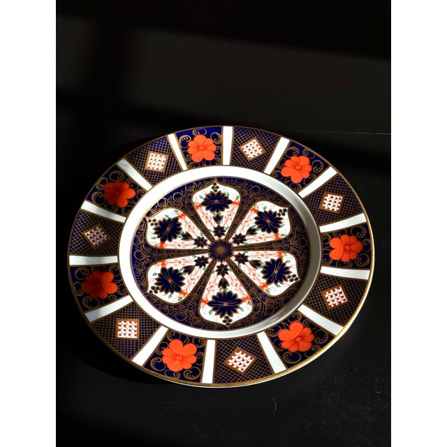 1975 Royal Crown Derby Old Imari ~ Pattern 1128 ~ XXXVIII ~ Salad Plate For Sale - Image 9 of 12