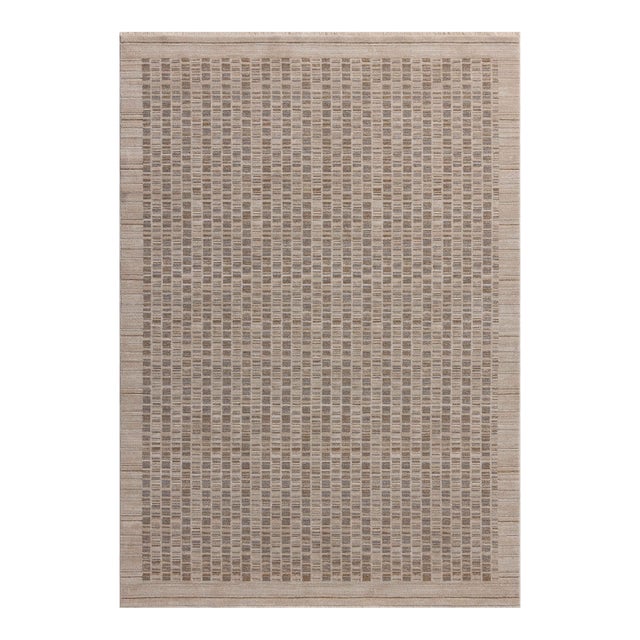 Amber Lewis x Loloi Cali Natural / Slate 5'-3" x 7'-6" Accent Rug For Sale