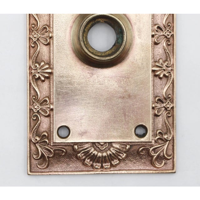 Renaissance Mid 20th Century Italian Renaissance Polished Brass Door Back Plate For Sale - Image 3 of 4