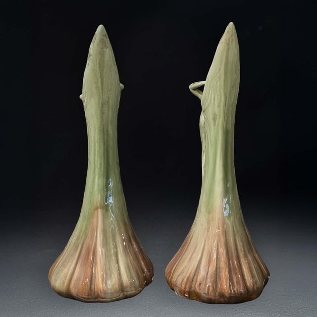 Large Art Nouveau Earthenware Vases from Jérôme Massier, 1890s, Set of 2 For Sale - Image 6 of 10