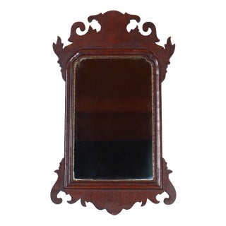 Small Georgian Style Mirror in Mahogany, 1920s For Sale