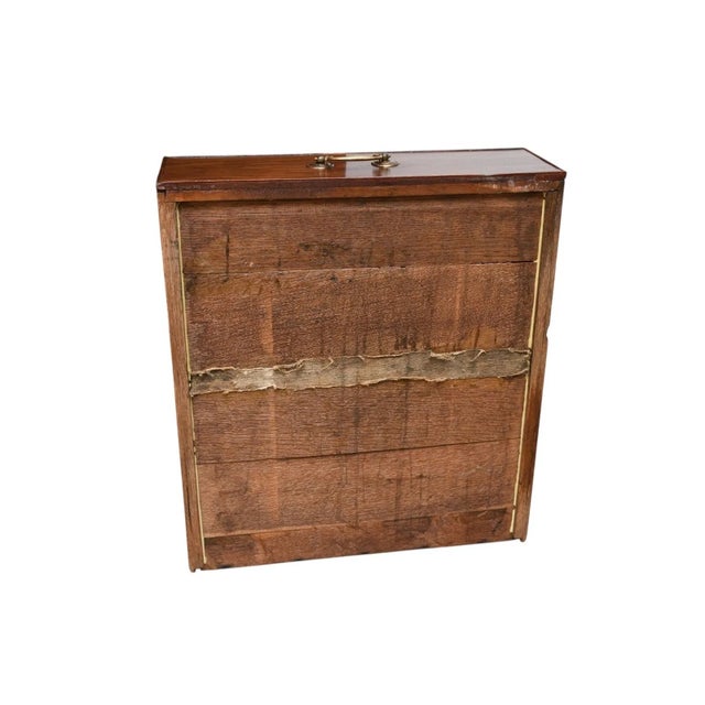 This Antique Georgian English Mahogany Chest on Chest with Bracket Feet is a stunning piece of pre-Victorian era...