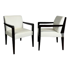 Pair of Decca Leather Armchairs