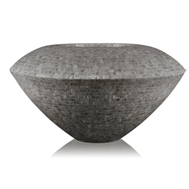 Not Yet Made - Made To Order Grey Low-Density Polyethylene Trotty Vase with Bisazza Mosaic from VGnewtrend For Sale - Image 5 of 5
