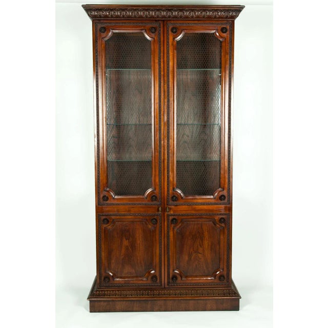 Vintage Study Room or Bookcase Vitrine Display Cabinet For Sale - Image 13 of 13